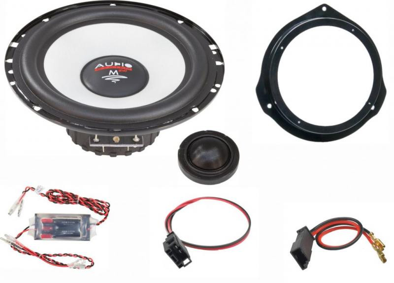 Kit audio dedicat Mercedes C-Class W204, 165 mm, 90W, Audio System