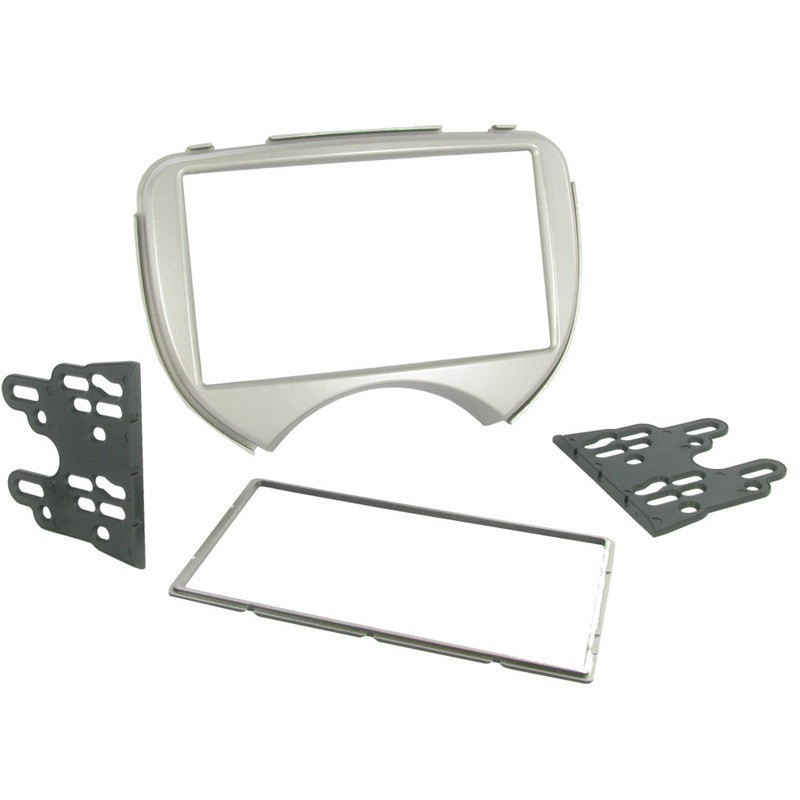 Rama adaptoare 2DIN Connects2 CT23NS11 pentru Nissan Micra/Pulse, argintie