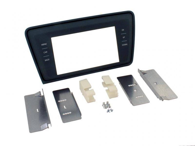 Rama adaptoare 2DIN Connects2 pentru Skoda Octavia 2014+, neagra