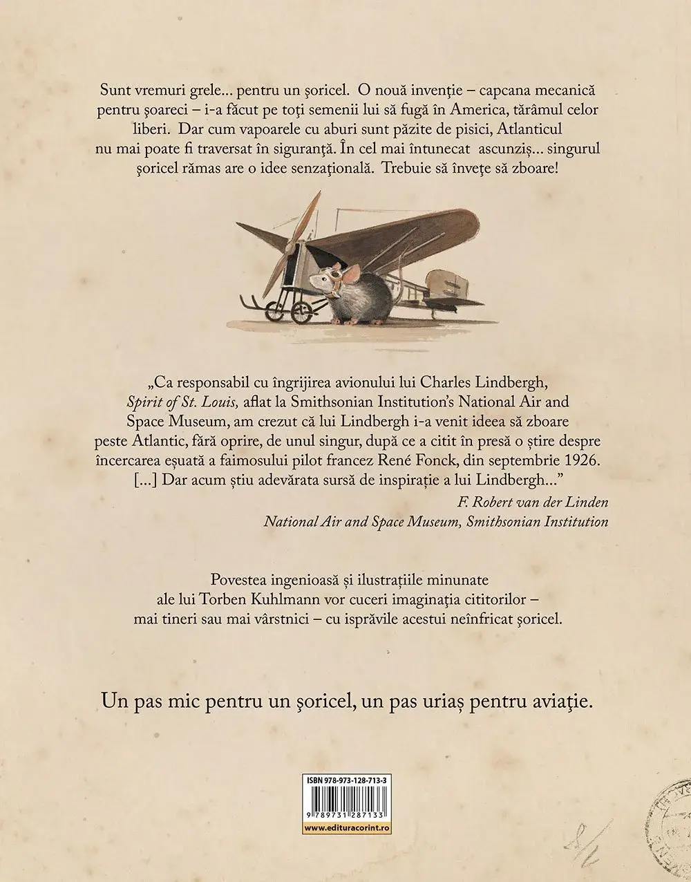 Lindbergh. Povestea unui soricel zburator