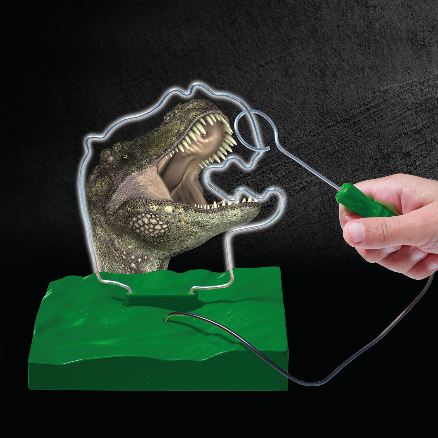 Joc de îndemânare cu dinozaur T-Rex 2 în 1 pentru copii 4+