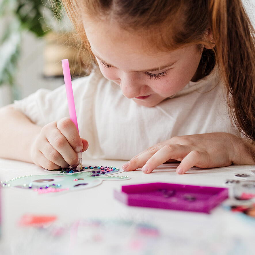 Set creativ 3 in 1 Gabby's Dollhouse cu bratari si pictura cu diamante