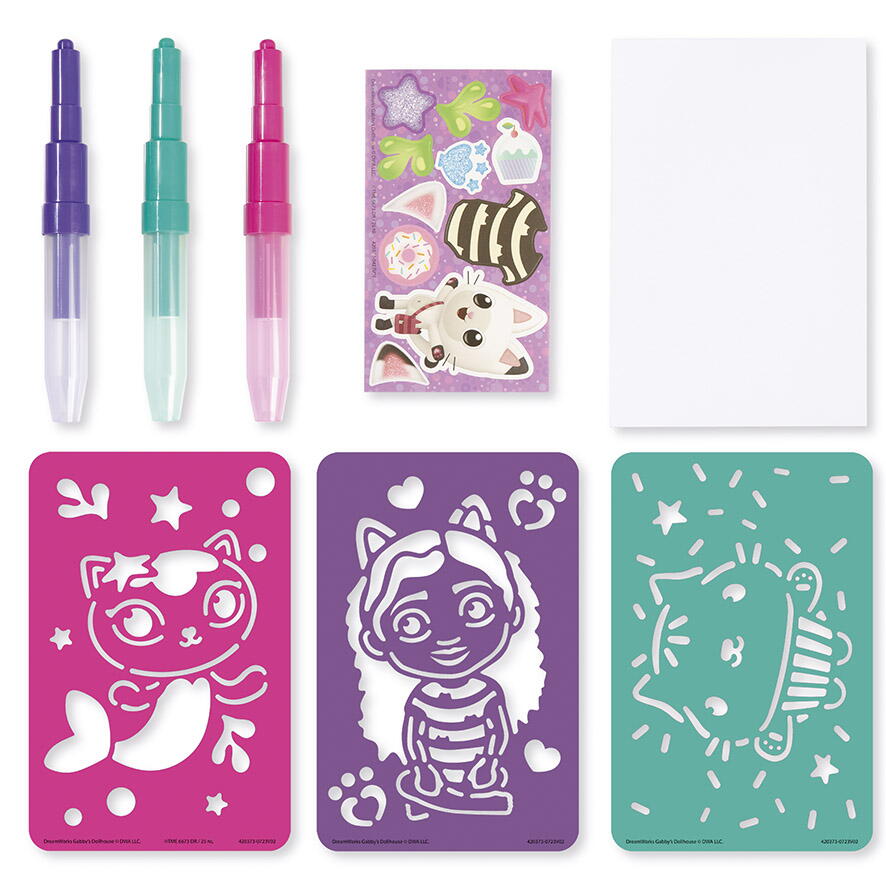 Set creativ 3 in 1 Gabby's Dollhouse cu bratari si pictura cu diamante