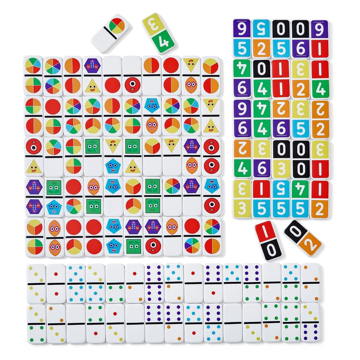 Joc domino educativ Numberblocks pentru invatarea numerelor, 3 ani+