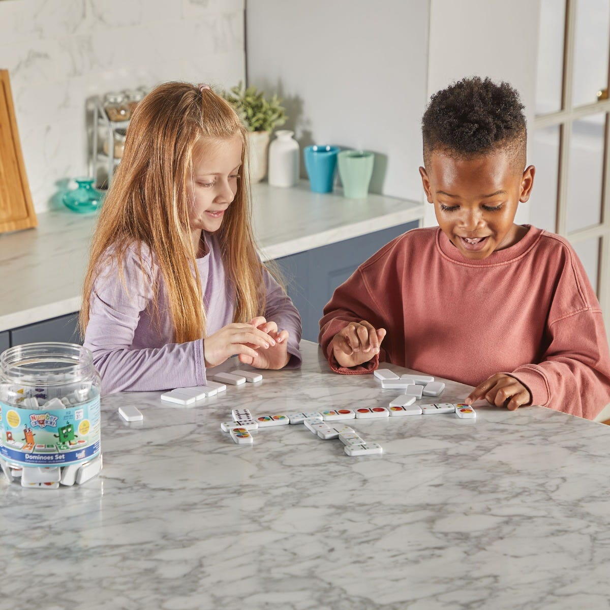 Joc domino educativ Numberblocks pentru invatarea numerelor, 3 ani+