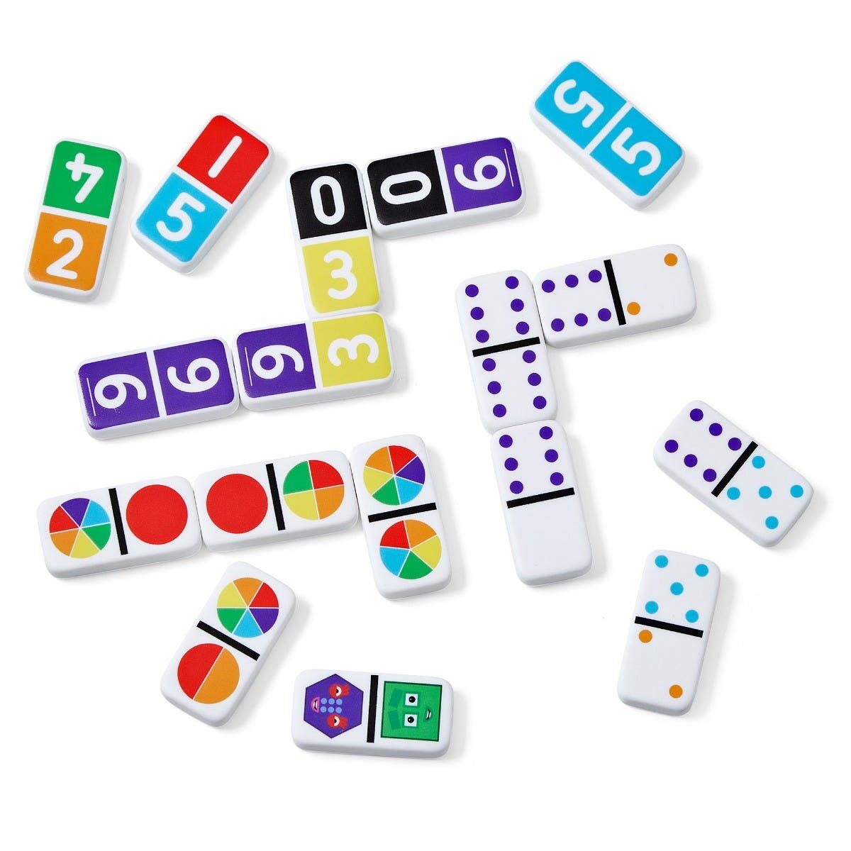 Joc domino educativ Numberblocks pentru invatarea numerelor, 3 ani+