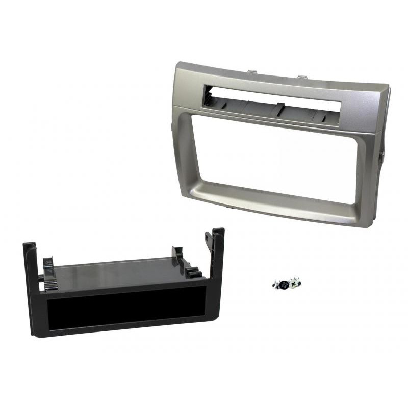 Kit ramă 1DIN Connects2 pentru Toyota Corolla Verso 2004-2007, argintiu