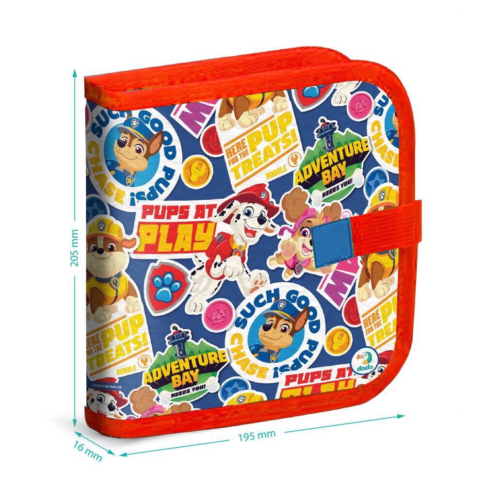 Set de desen reutilizabil pentru calatorii Patrula Catelusilor, 3 ani+