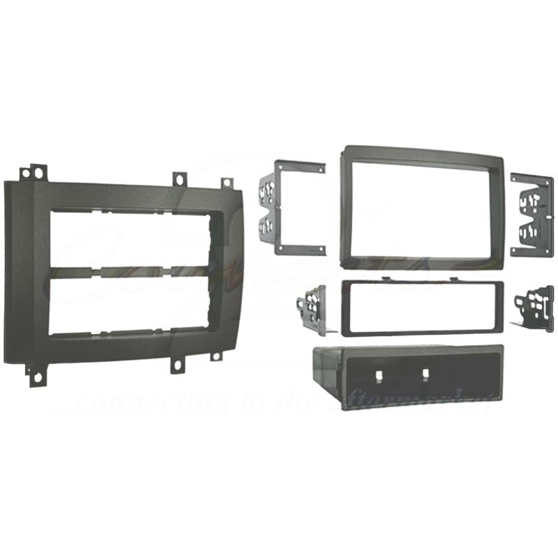 Rama adaptoare 2DIN Connects2 pentru Cadillac CTS/SRX 2003-2007, gri