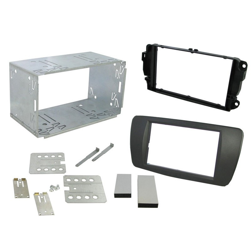 Rama adaptoare 2DIN Connects2 pentru Seat Ibiza 2008-2014, negru