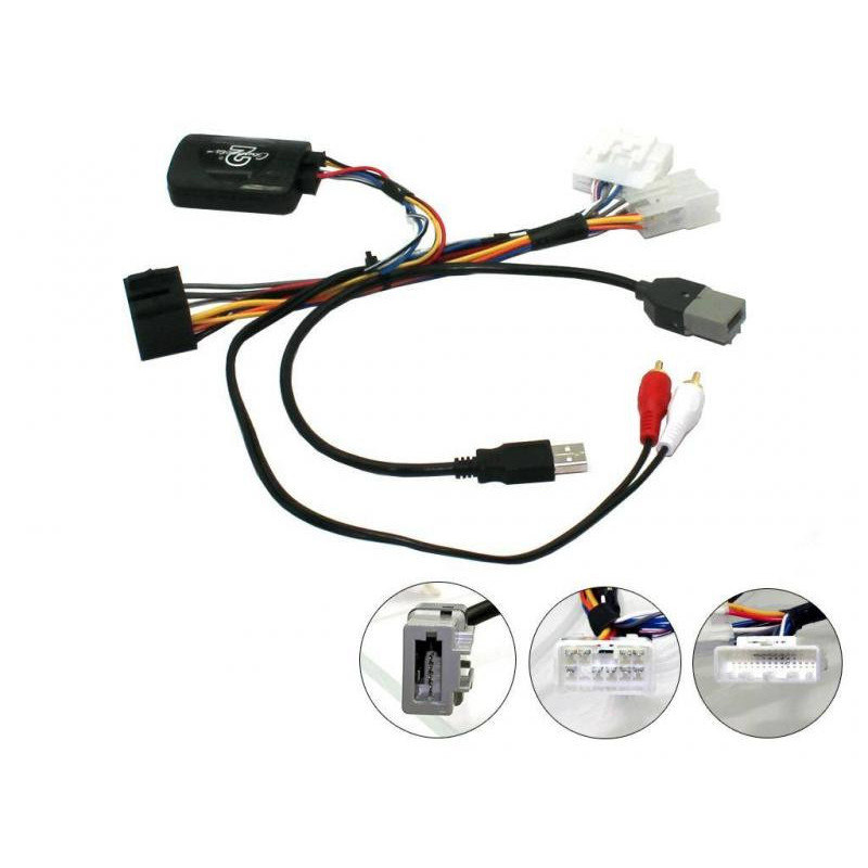 Adaptor comenzi volan Connects2 pentru Toyota Aygo 2014 cu OEM