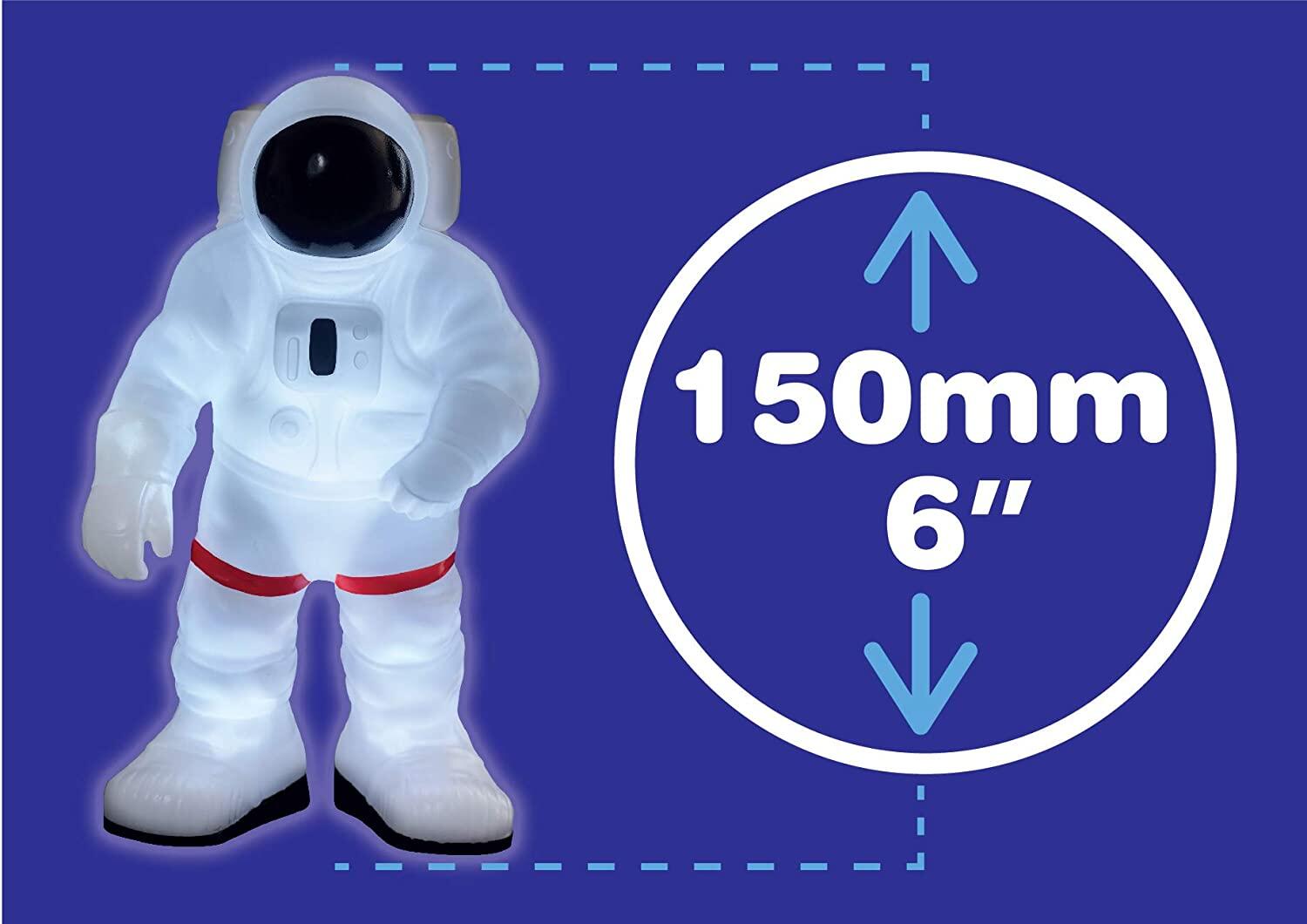Lampa de veghe Astronaut pentru copii, cu glow in the dark si oprire automata