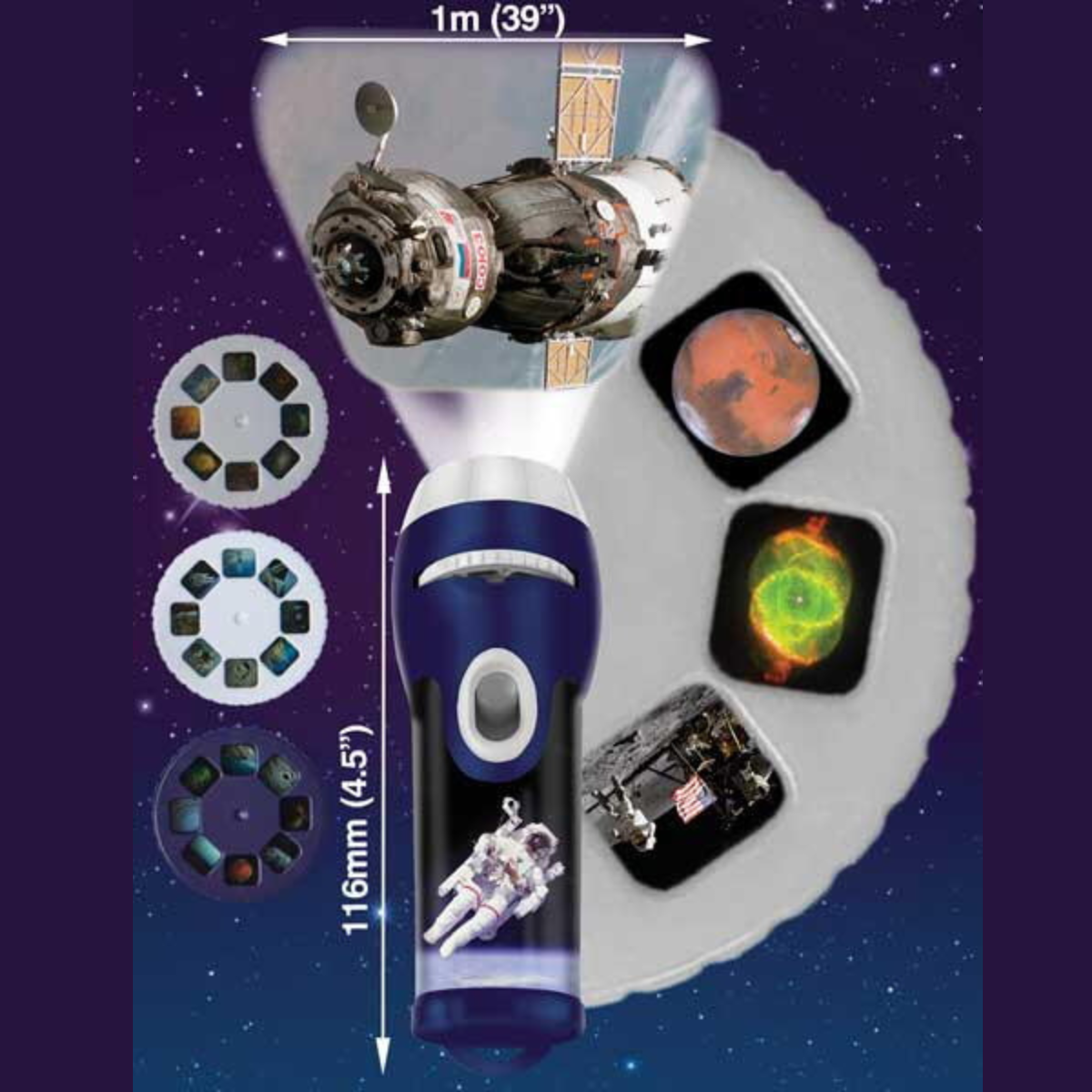 Proiector tip lanterna - Aventuri in spatiu