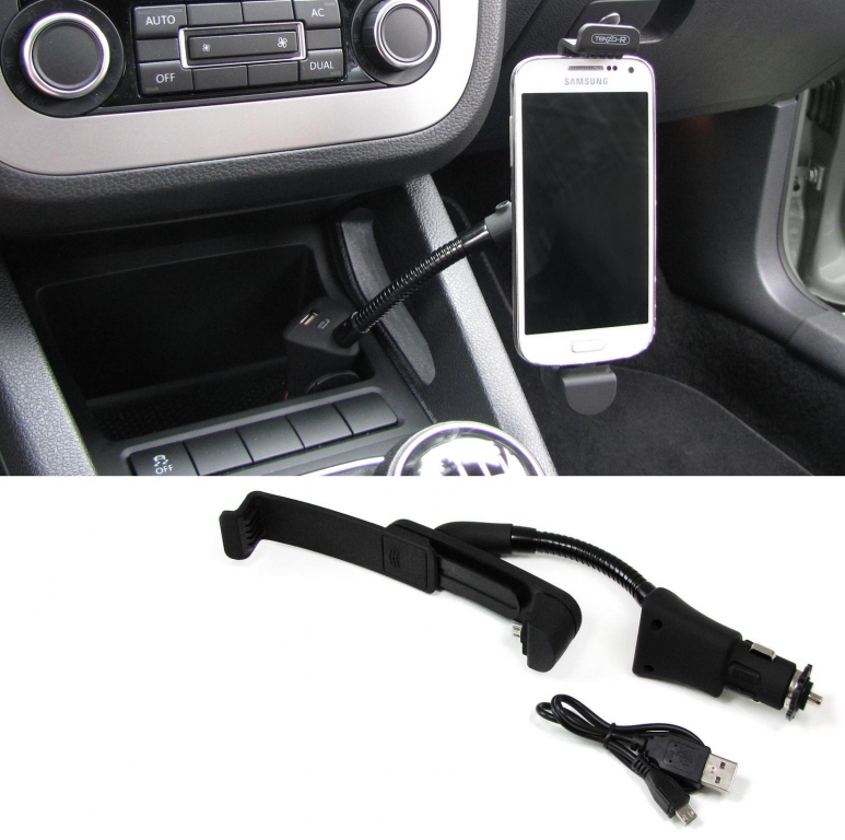 Suport activ pentru telefonul mobil în mașină cu stație de încărcare, potrivit pentru Samsung S4 S5 S6 S7 A3 A5 Performance AutoTuning