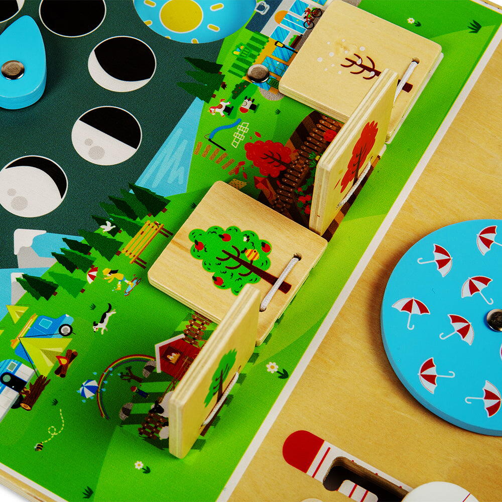 Stație meteo din lemn educativă pentru copii, BigJigs Toys