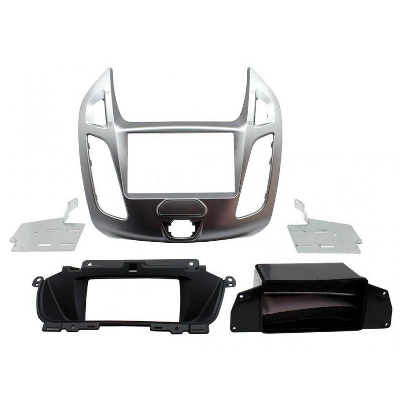 Rama adaptoare 2 DIN argintie pentru Ford Transit Connect 2013+