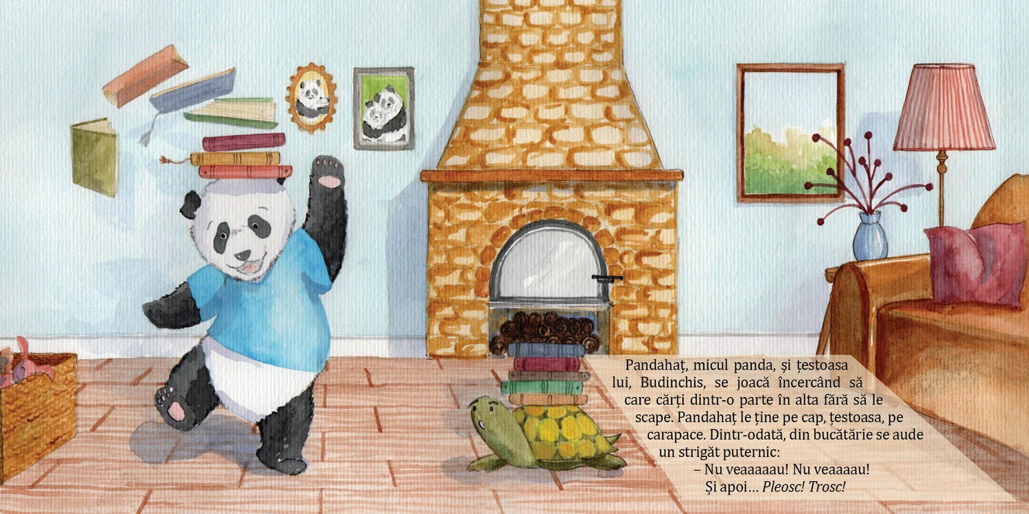 Pandahat are răbdare - carte pentru copii despre empatie și frați 3+