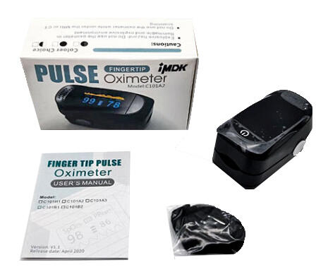 Pulsoximetru pentru deget iMDK, certificat CE medical, ecran OLED