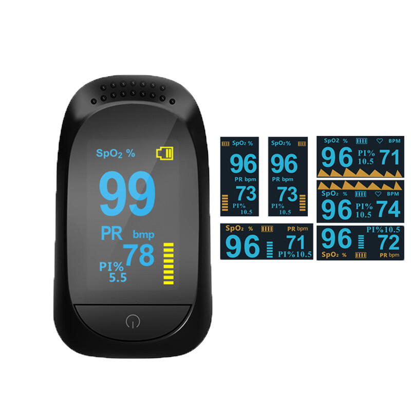 Pulsoximetru pentru deget iMDK, certificat CE medical, ecran OLED