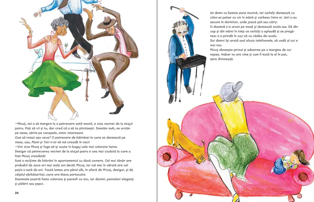 Bunica si Bunicul se poarta ciudat - carte pentru copii, coperta cartonata