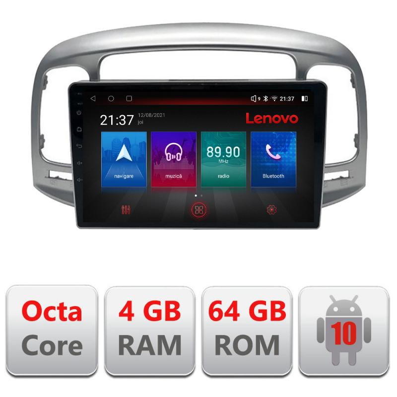 Navigație Hyundai Accent 2006-2012 Android GPS Bluetooth WiFi 4GB+64GB Resigilată