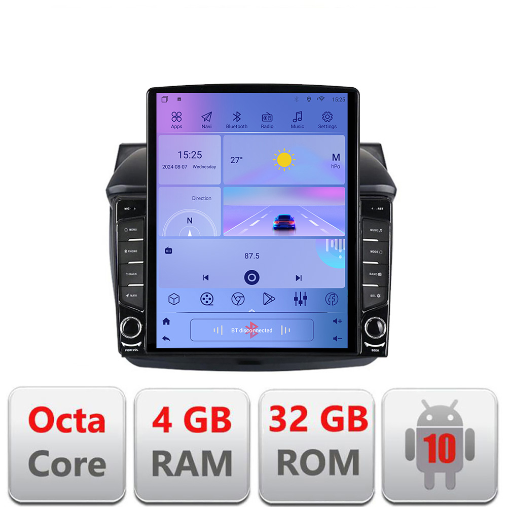 Navigatie Mitsubishi L200 2006-2014 G-094 ecran tip TESLA 9.7