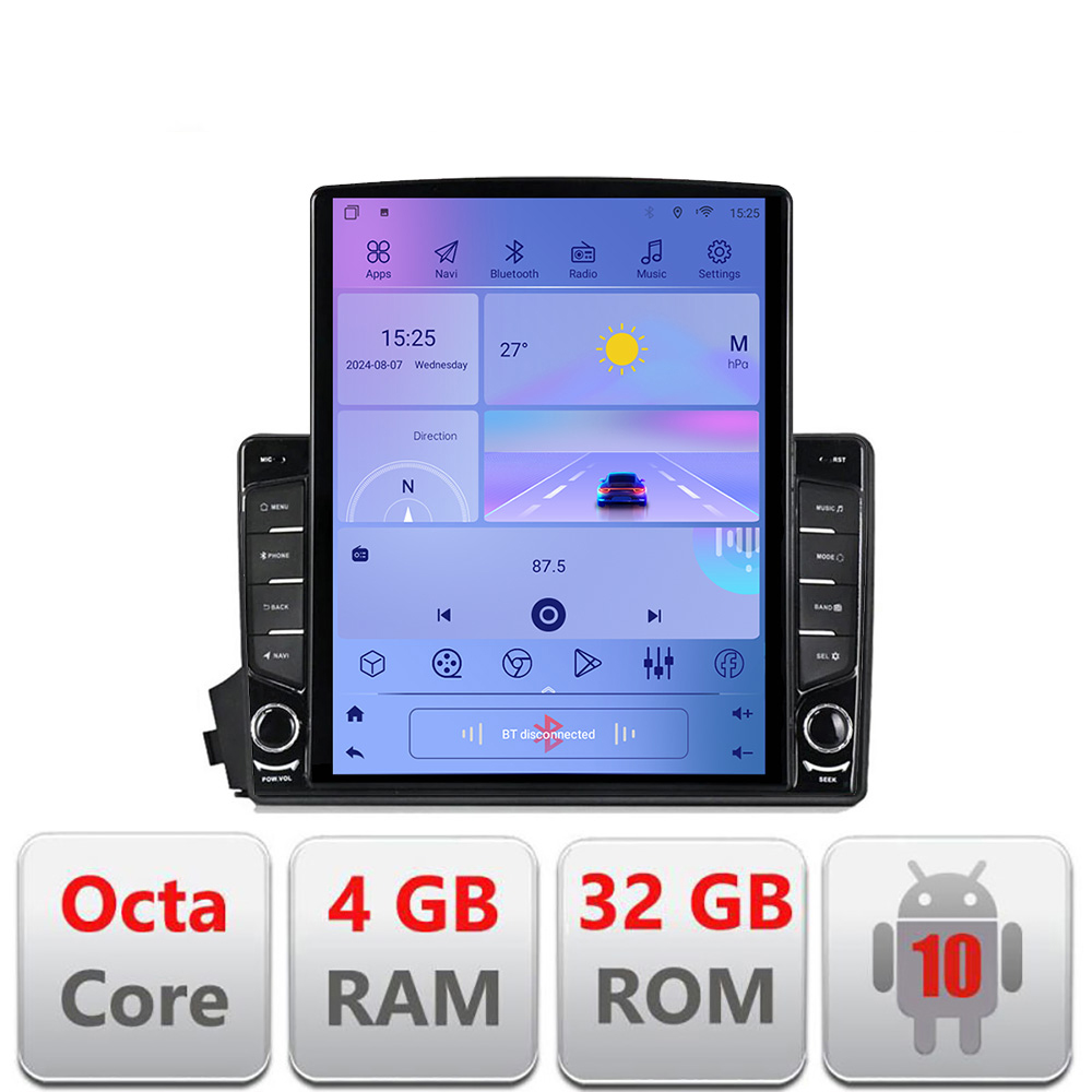 Navigatie Ssangyong Kyron Actyon G-158 ecran tip TESLA 9.7