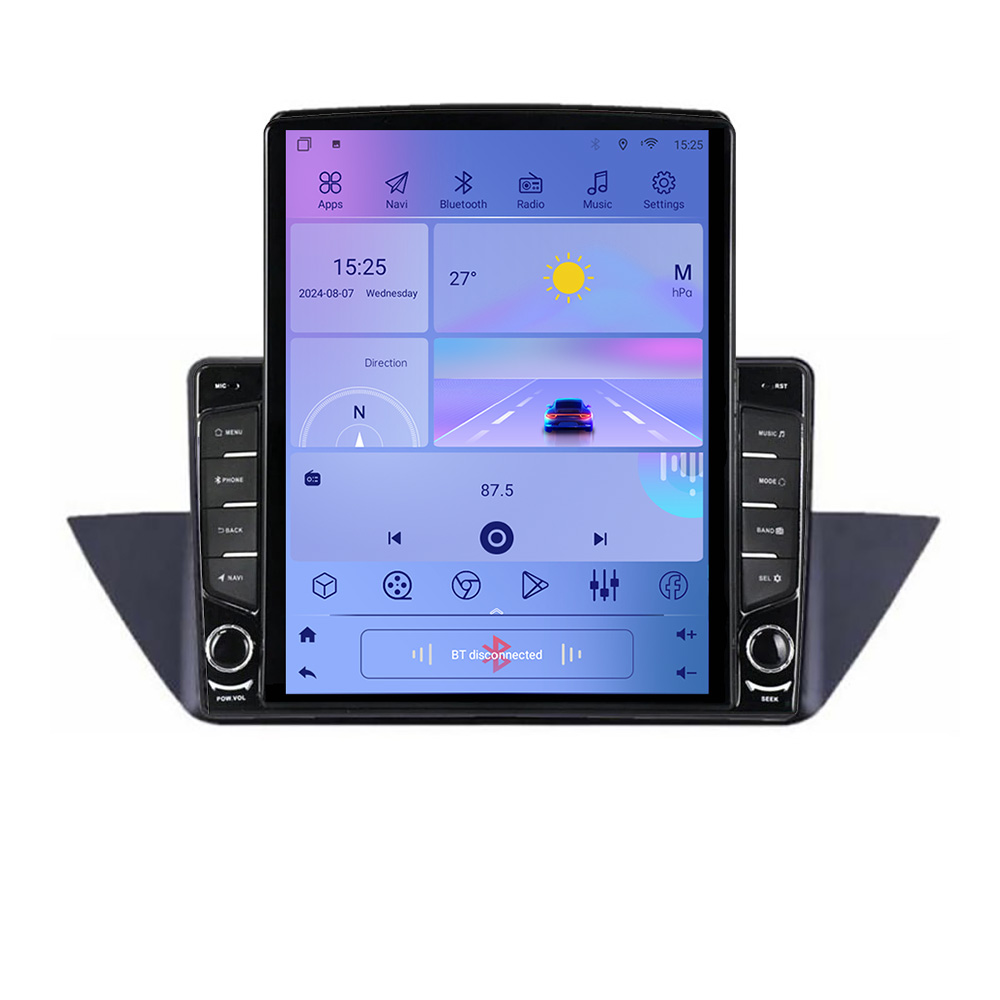 Navigatie BMW X1 E84 cu ecran Tesla 9.7, Android, 4GB RAM si 32GB