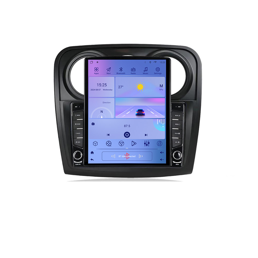 Navigație Dacia Sandero Logan 2012-2020, ecran Tesla 9.7, Android 10