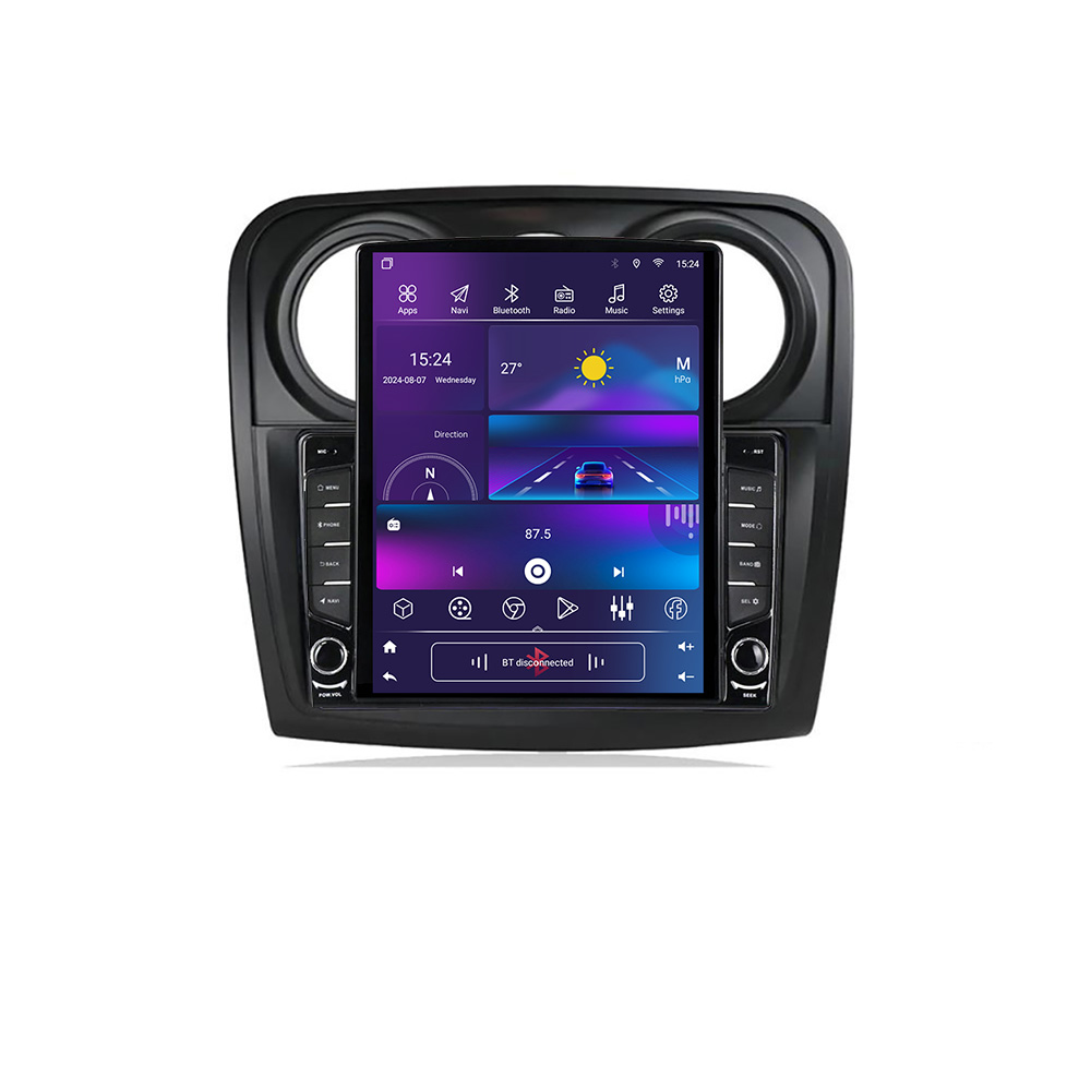 Navigație Dacia Sandero Logan 2012-2020, ecran Tesla 9.7, Android 10