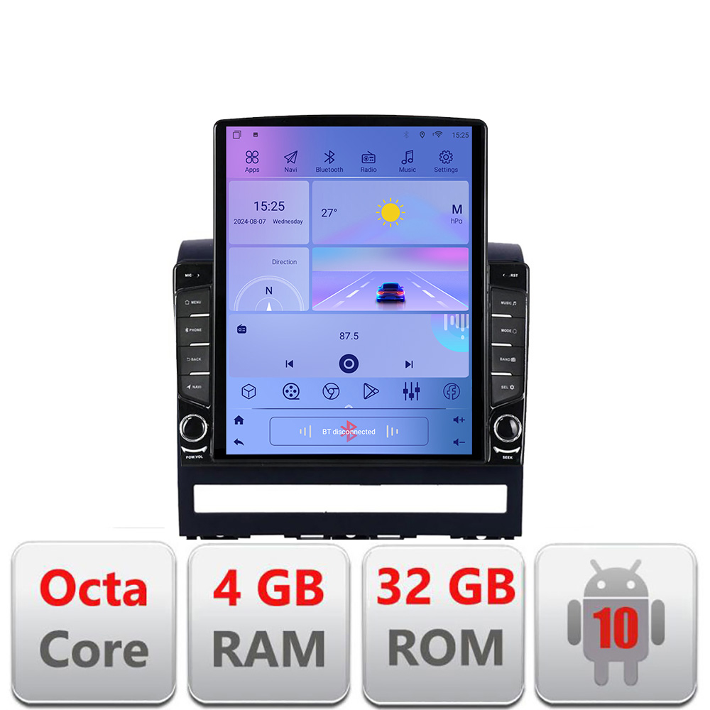 Navigatie Fiat Albea 2009-2014 G-Albea ecran tip TESLA 9.7