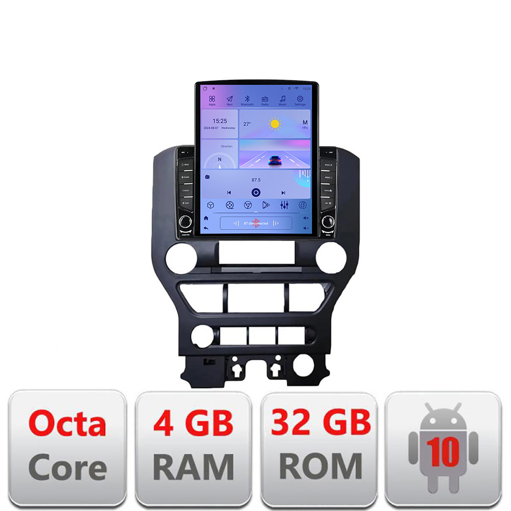 Navigatie Ford Mustang 2015-2020, ecran Tesla 9.7 inch, Android 10, 4GB+32GB