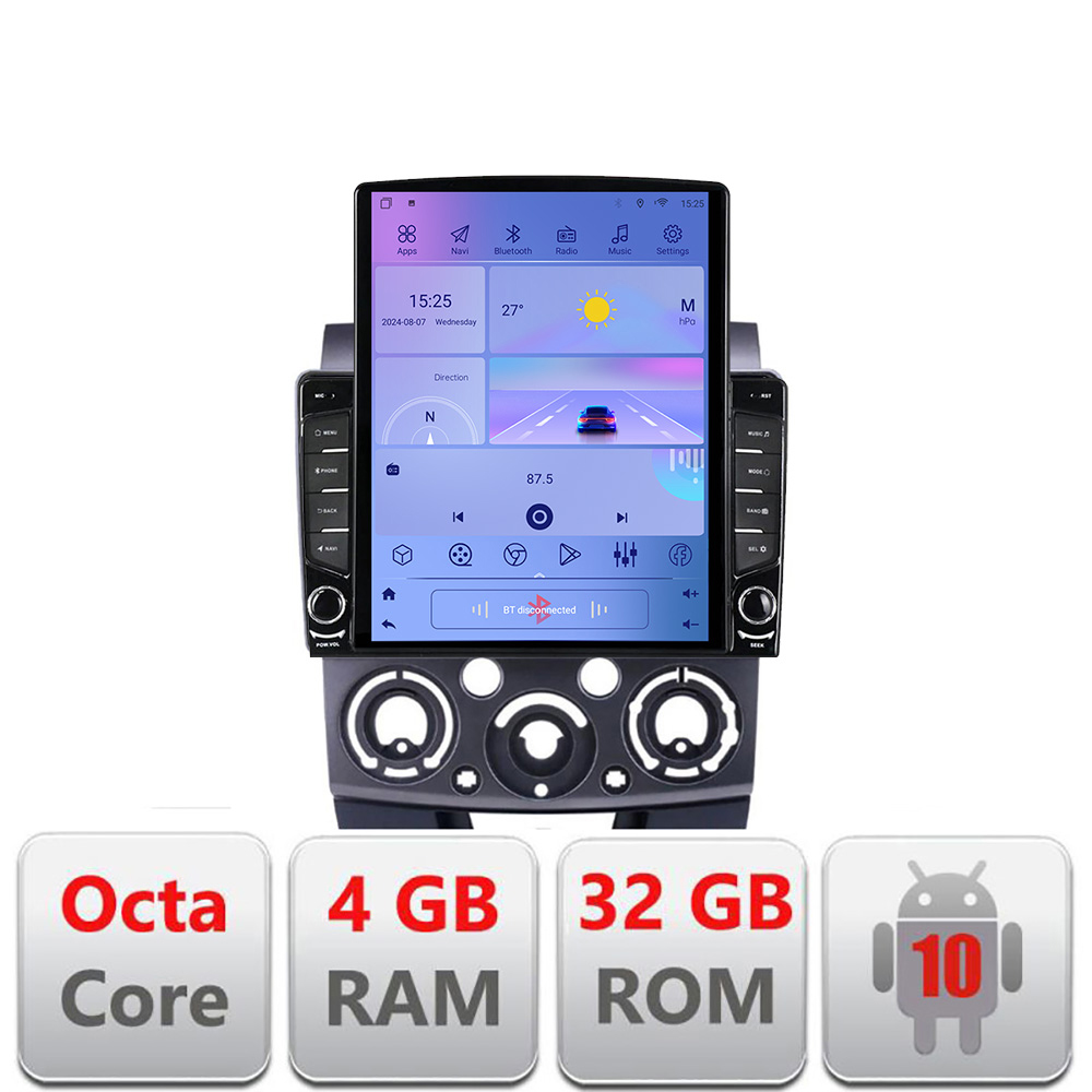 Navigație Android 9.7 pentru Ford Ranger și Mazda BT50 2007-2012