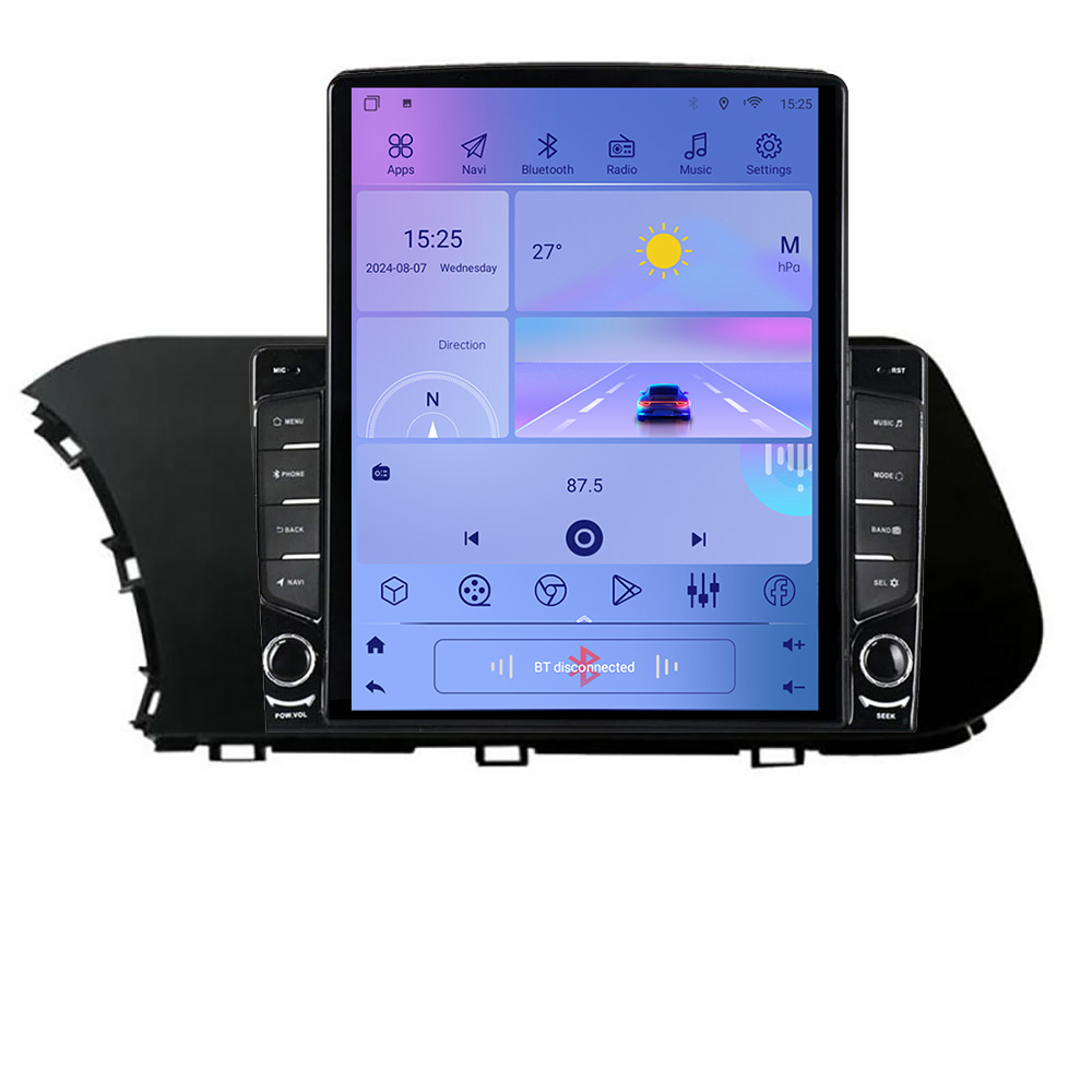 Navigație Hyundai i20 2020+ cu ecran Tesla 9.7 inch, Android, 4G, 4+32GB