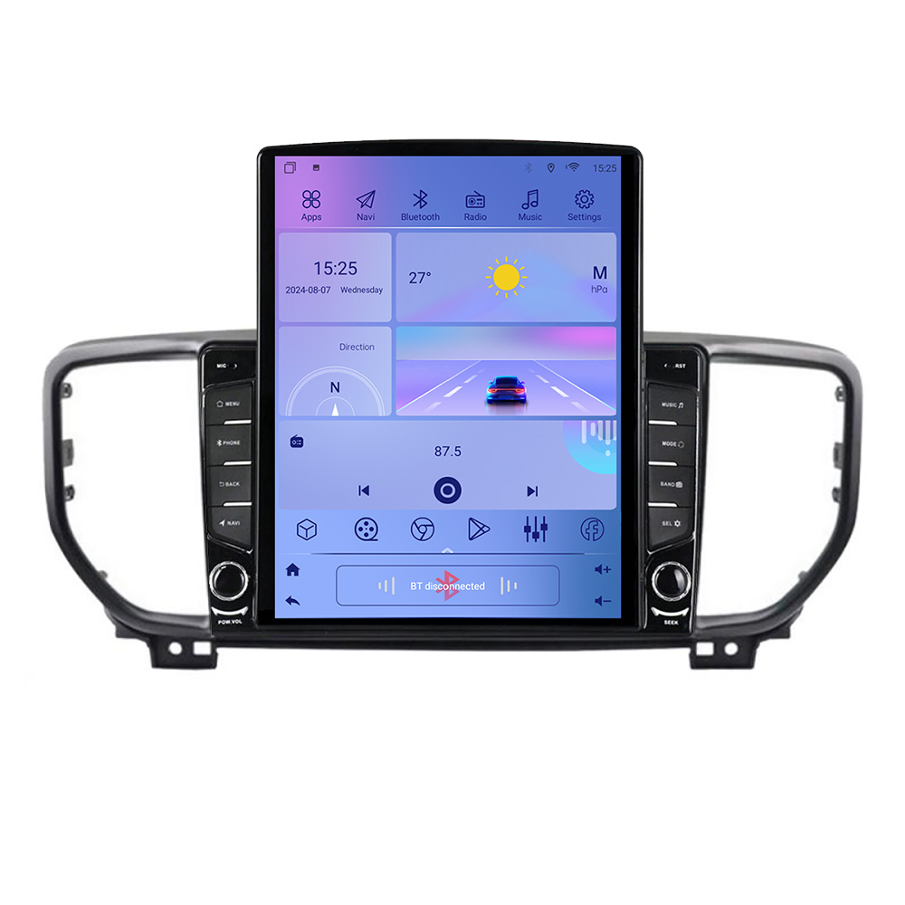 Navigatie Android Kia Sportage 2019 cu ecran Tesla 9.7 inch, GPS si WiFi