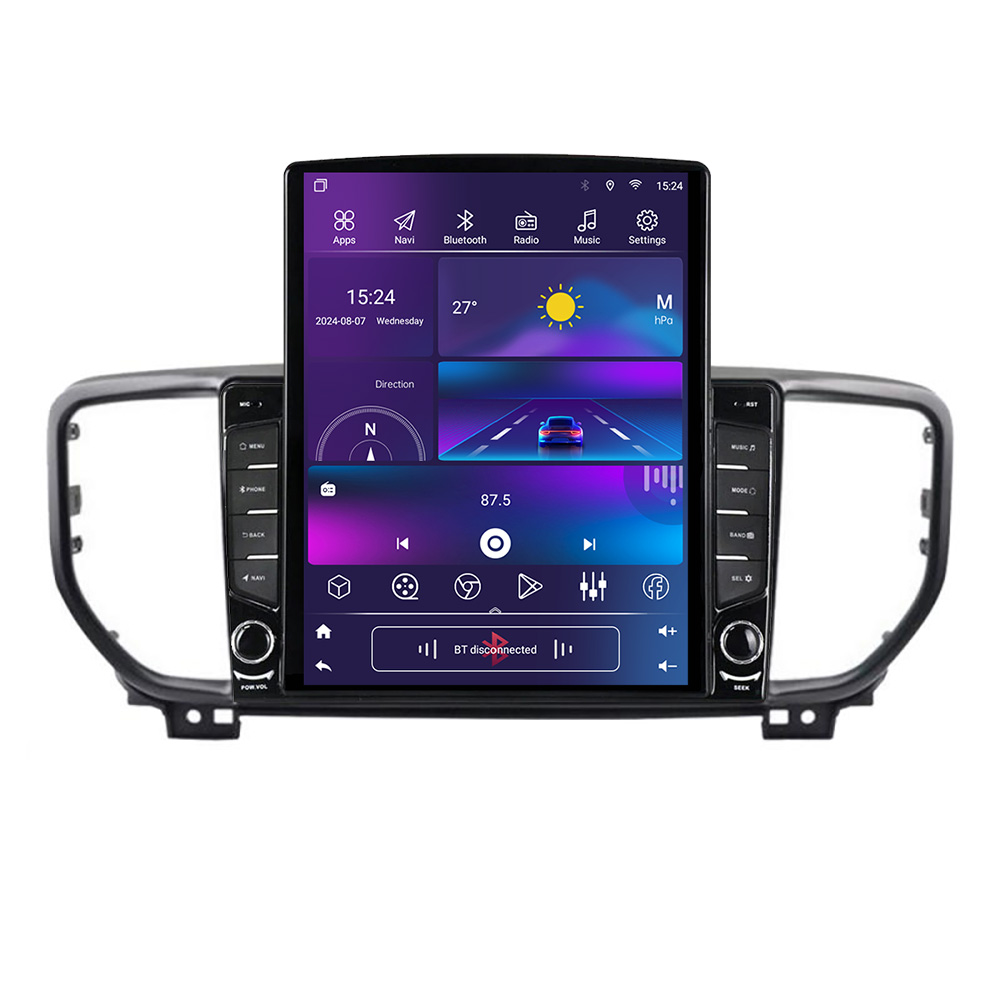 Navigatie Android Kia Sportage 2019 cu ecran Tesla 9.7 inch, GPS si WiFi