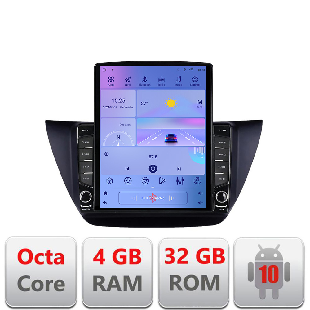 Navigație Android Mitsubishi Lancer 2001-2007, ecran Tesla 9.7, 4GB RAM