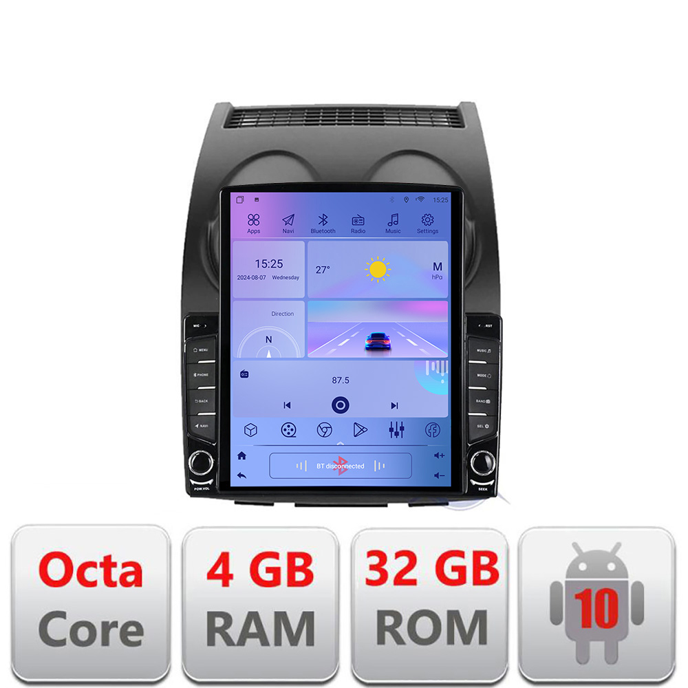 Navigatie Nissan Qashqai H-499 ecran tip TESLA 9.7