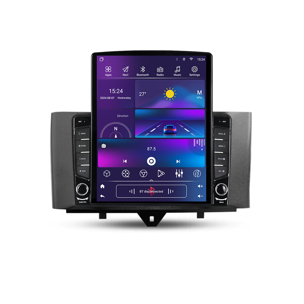 Navigație Android Smart ForTwo 2010-2015, ecran 9.7 inch, 4GB+32GB