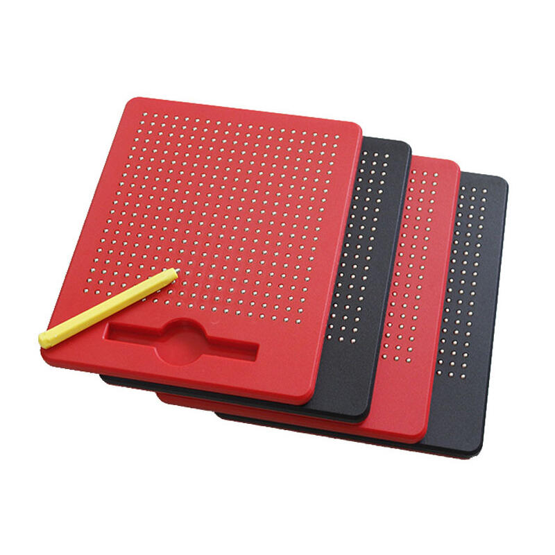 Tablita de desen cu magneti educativa, 380 piese, stilou magnetic