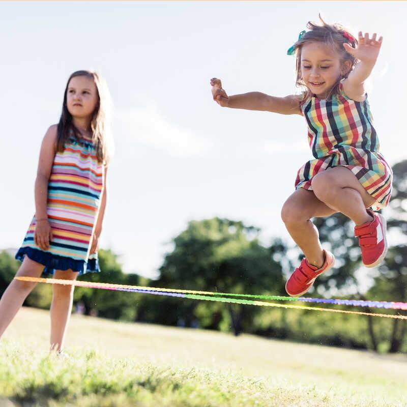 Elastic de sărit pentru copii, colorat, 3 metri, joc activ 5+