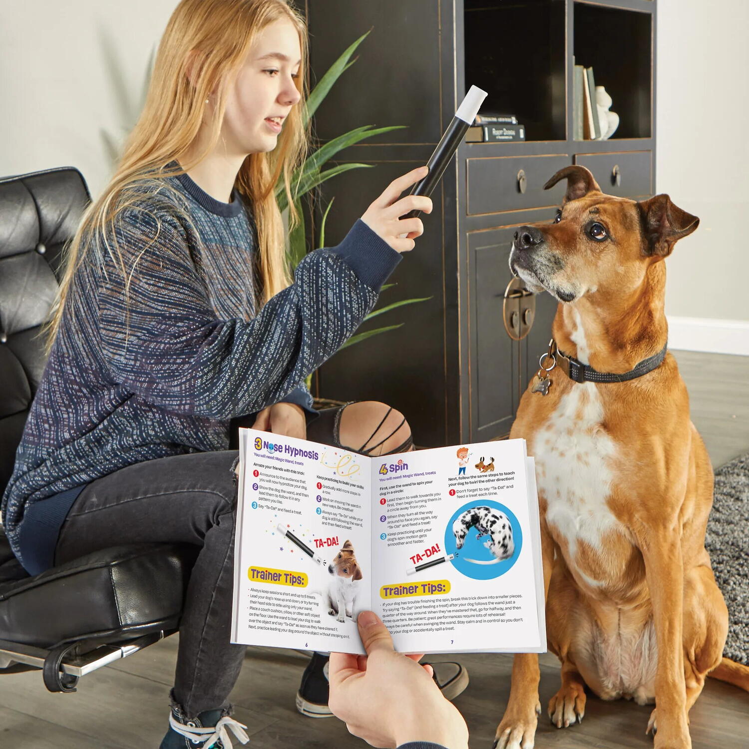 Set de dresaj pentru caini Brightkins cu trucuri magice si jocuri