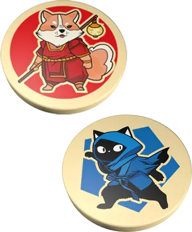 Joc de societate Cursa Pisicilor Ninja pentru copii 8+