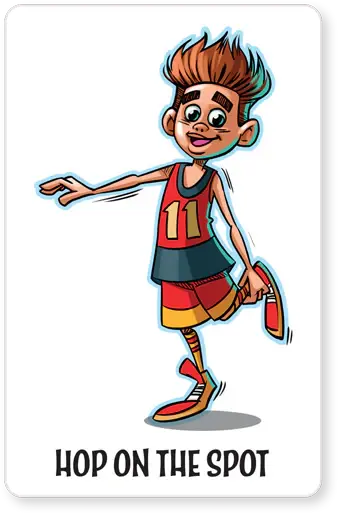 Joc de carti Ma misc si castig pentru copii 4 ani+, 2+ jucatori