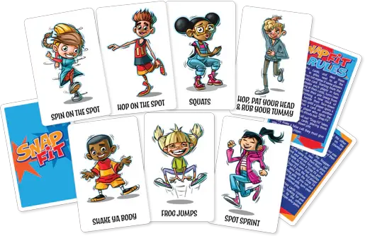 Joc de carti Ma misc si castig pentru copii 4 ani+, 2+ jucatori