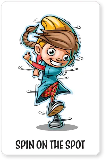 Joc de carti Ma misc si castig pentru copii 4 ani+, 2+ jucatori