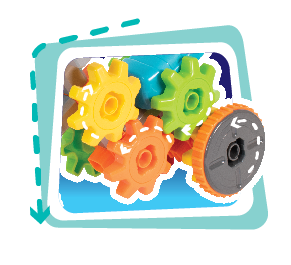 Set de construcție STEM 3 în 1 pentru copii - Atelierul de vehicule