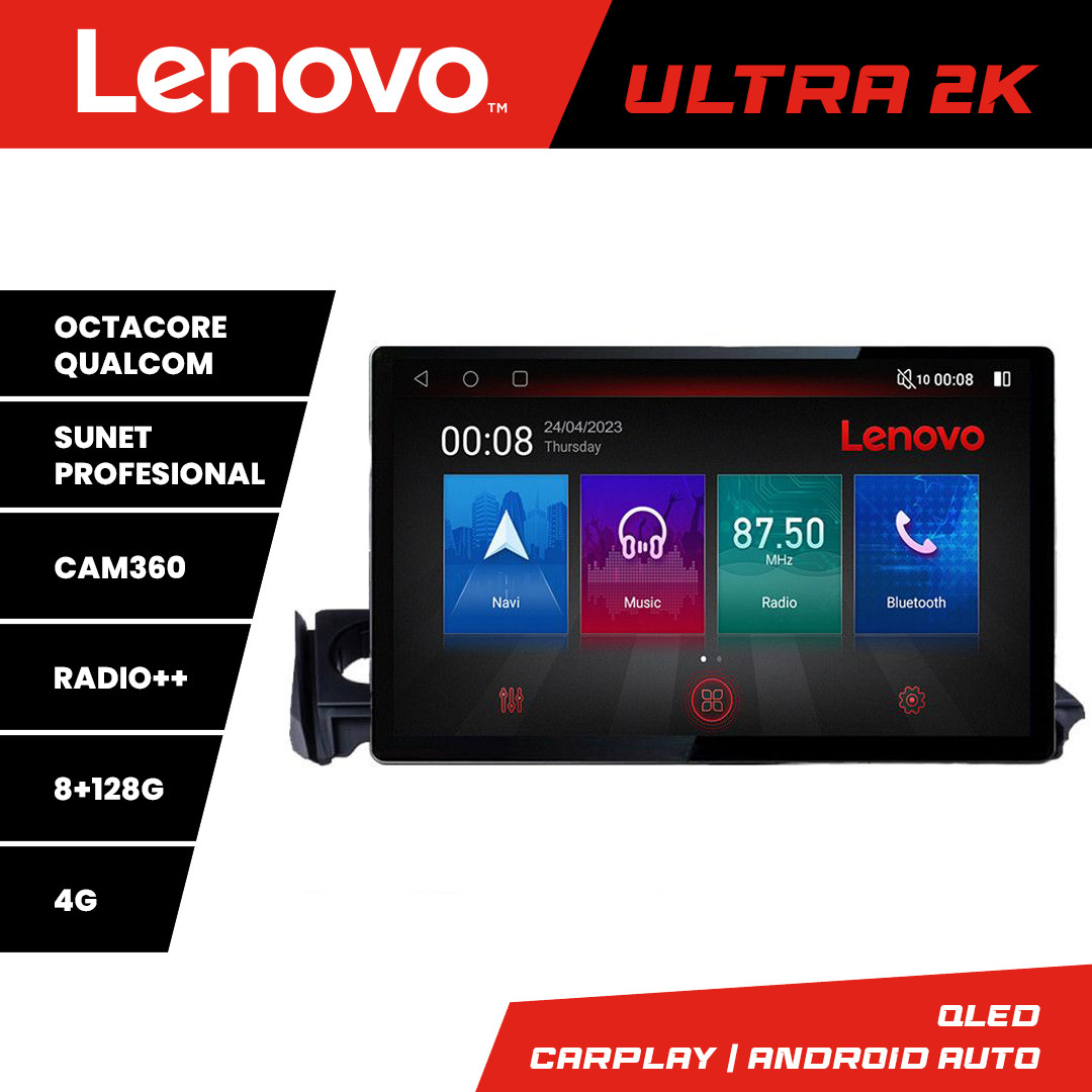 Navigație Mazda 6 2018+ cu ecran 13 inch 2K, Android, 8GB RAM, 128GB