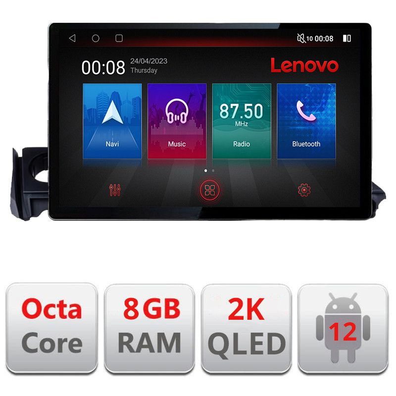 Navigație Mazda 6 2018+ cu ecran 13 inch 2K, Android, 8GB RAM, 128GB