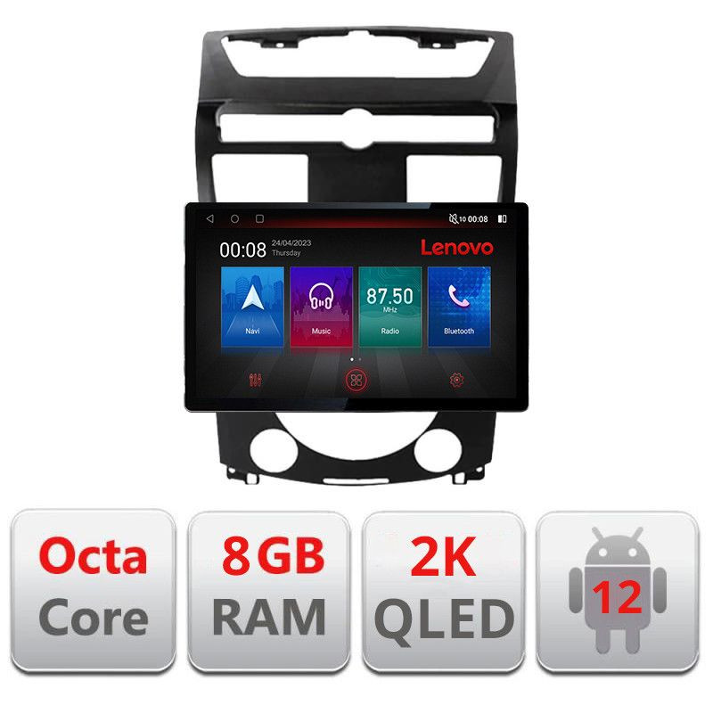 Navigatie Android SsangYong Rexton 2006-2013, 13 inch 2K, 8GB RAM, 128GB